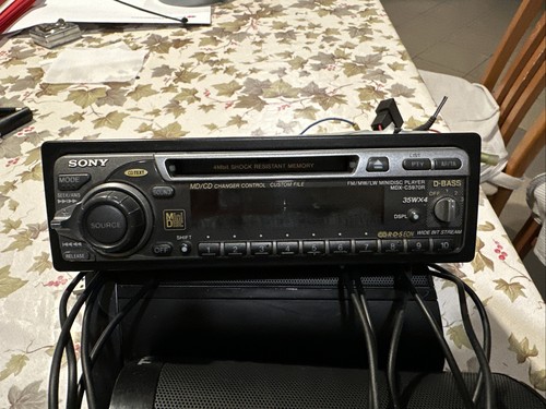 Sony minidisc autoradio - sony,