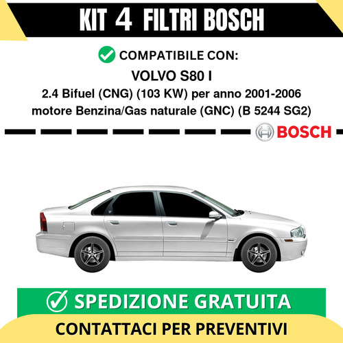 Kit bosch filtri tagliando - kit,