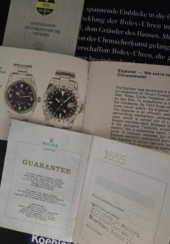 Rolex explorer 1655 - 1655, blank