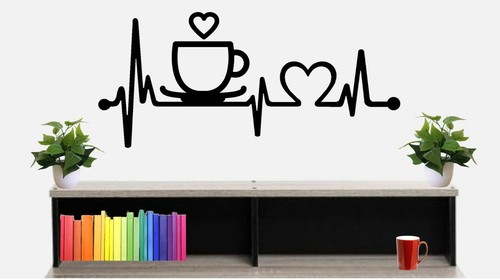 Adesivo parete tazza caffè - da,