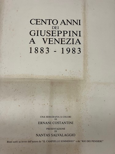 Cento anni dei giuseppini - anni,