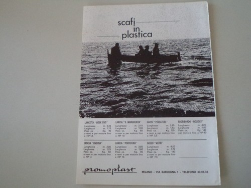 Advertising pubblicità 1962 - advertising,