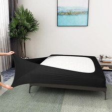 Copertura per Letto Queen Size, in Jersey Ed Elastico, Avvolgente Su 4 Lati, per