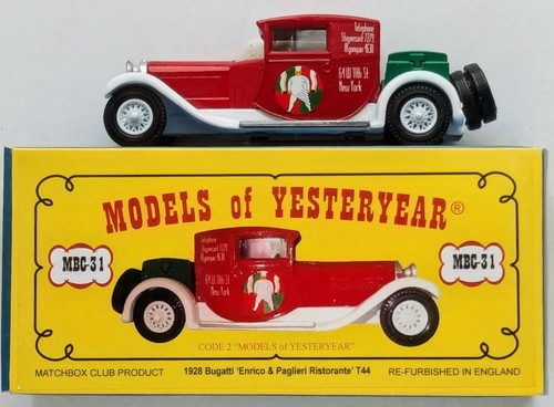 Matchbox yesteryear codice - yesteryear,