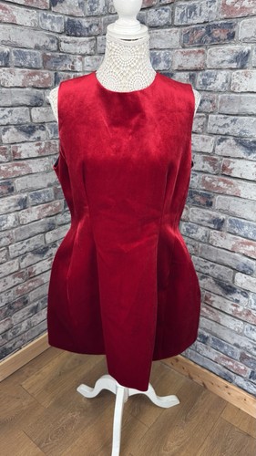 Abito donna zara - rosso, velluto