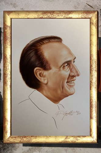 Pippo baudo ritratto ad - baudo,,
