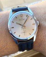 Orologio Vintage Celval Star 17 Rubis Incanloc Uomo Acciaio Inox Svizzero