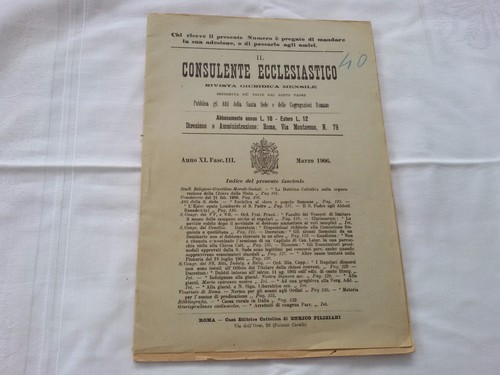 Consulente ecclesiastico - ecclesiastico,