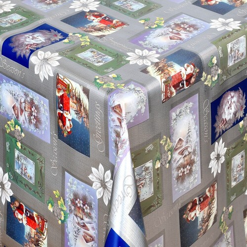 Tela cerata tovaglia natale - di,