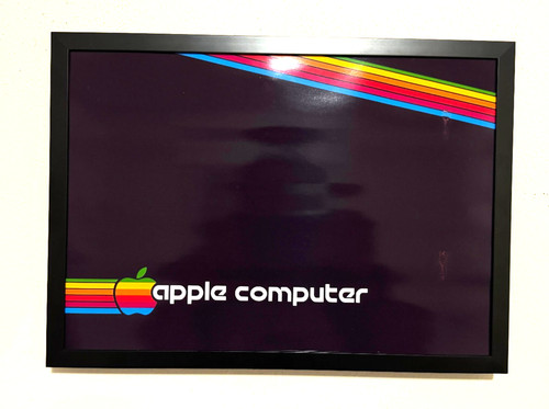 Frame quadro decorativo apple - decorativo,