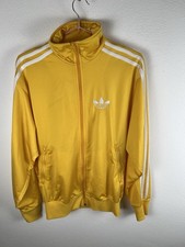 Adidas Firebird Felpa Vintage Giallo Bianco Taglia XS Uomo  Men Jacket Retro