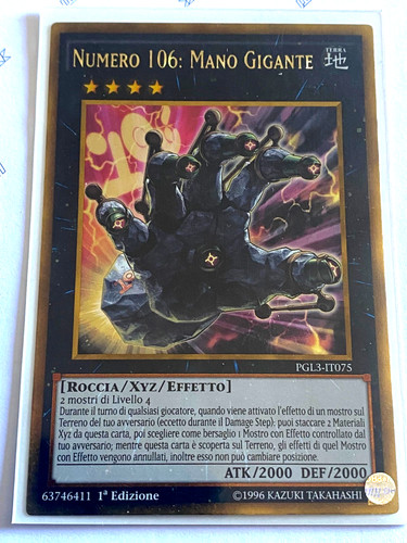 Yugioh numero 106 - numero, mano