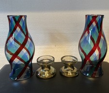 VENINI PAIRE DE PHOTOPHORES MURANO ITALY DESIGN GIO PONTI