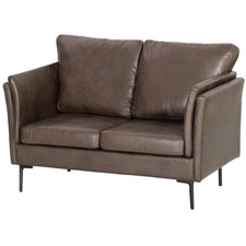 HOMCOM Divano 2 Posti Tessuto