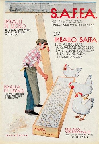Pubblicita 1937 saffa - pubblicita, milano