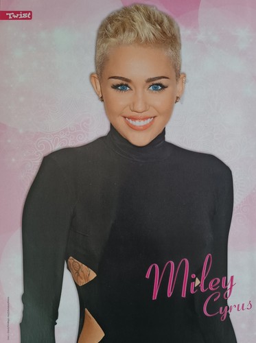 Miley cyrus a4 poster - cyrus,