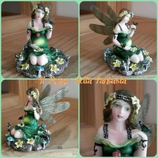 FAIRY LAND ELFEN FEES HADAS FATA INCINTA VERDE MAMA'S COLLECTION BY LES ALPES