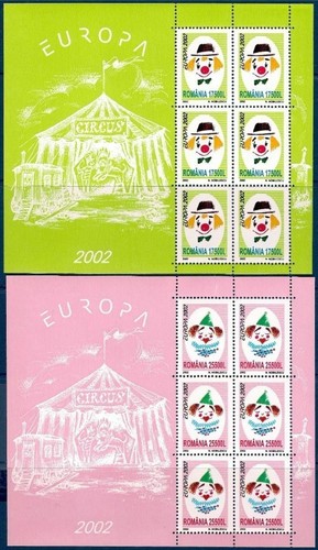 Romania 2002 clowns - romania,