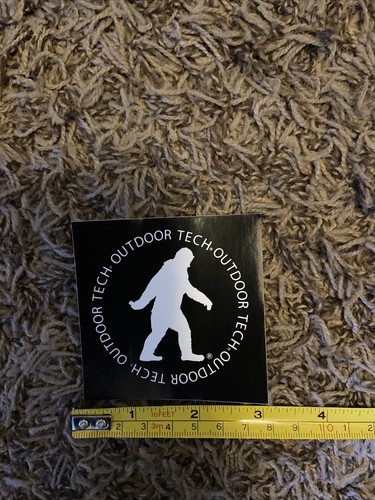 Outdoor tech black - black, sticker