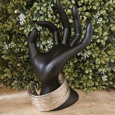 Splendido bracciale vintage in ferro martellato