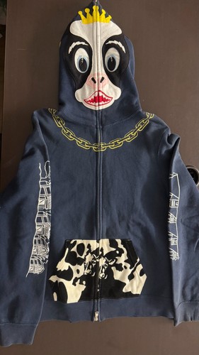 Felpa con cappuccio mucca - , full
