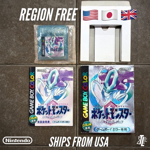 Pokemon crystal game boy color - crystal,