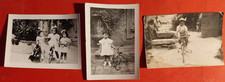 3 PHOTO FOTO BAMBINI CON BICI E TRICICLO PRIMI 900