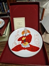 Piatto Marc Chagall Clown Flautista N. 62 Eschenbach Cm. 26 con scatola V4  ^