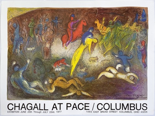 Marc chagall poster mostra - marc,