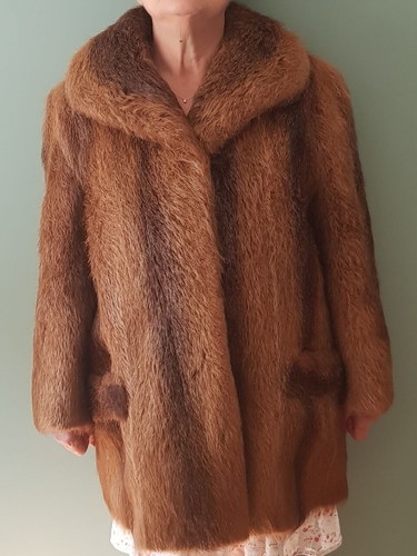 Pelliccia marrone nutria - marrone, di