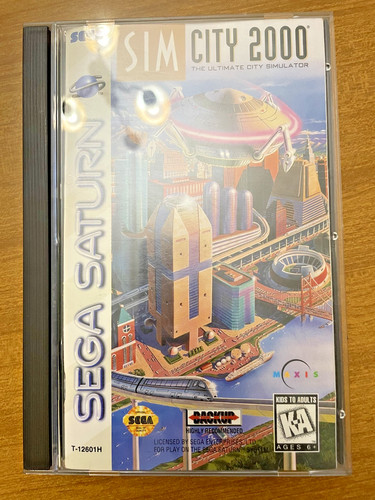 Sim city 2000 sega saturn - saturn, ntsc