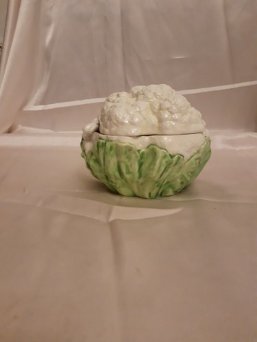 Cavolfiore ceramica salsiera - cavolfiore,