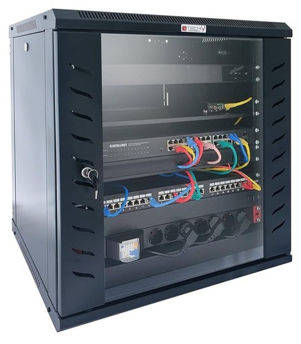 Techly armadio rack a - armadio, 19''