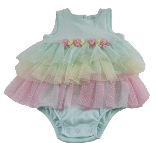 Vestito body tutù arcobaleno - body,
