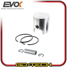 PISTONE COMPLETO CILINDRO EVOK 49mm MINARELLI AM6 con SPINOTTO FASCE ELASTICHE