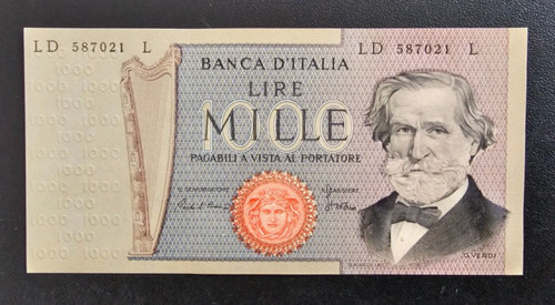 Banconota 1000 lire giuseppe - banconota,