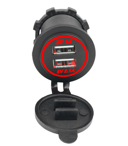 Caricabatterie 12v presa - 12v/24,