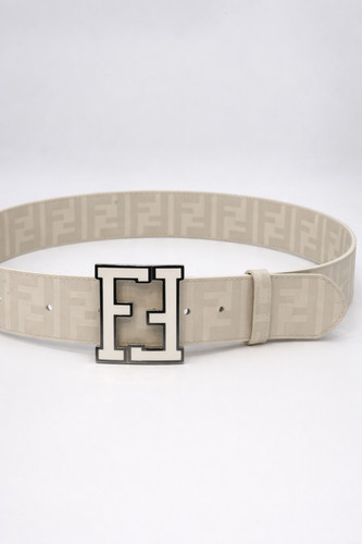 Fendi monogram white buckle - monogram,