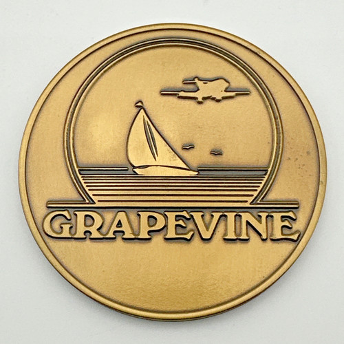 Vintage grapevine texas ottone - vintage,