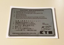 Adesivo Yamaha KAYABA tt 600