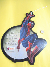 SPIDERMAN LOCANDINA SAGOMA 2002 MERLIN UOMO RAGNO POSTER  PROMOZIONALE no corno
