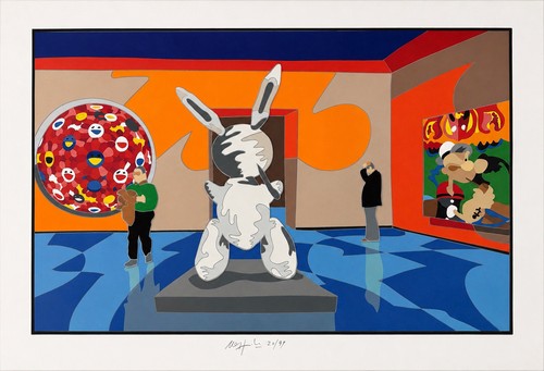 Ugo nespolo serigrafia - nespolo,,