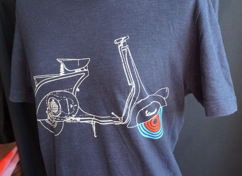 Shirt adidas vespa scooter - t-shirt,