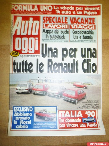 Auto oggi anno - oggi,