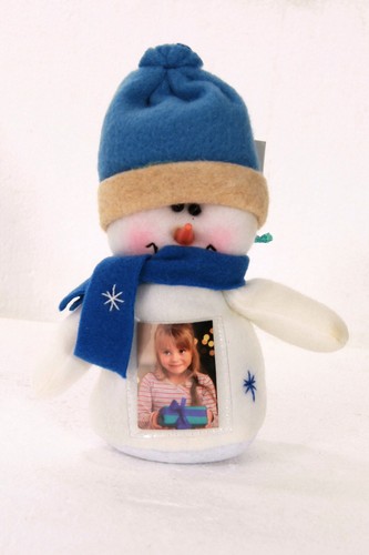 Pupazzo neve portafoto - pupazzo,