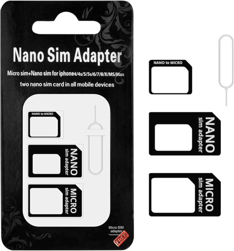 Adattatore sim card in 1 - 1x, 3