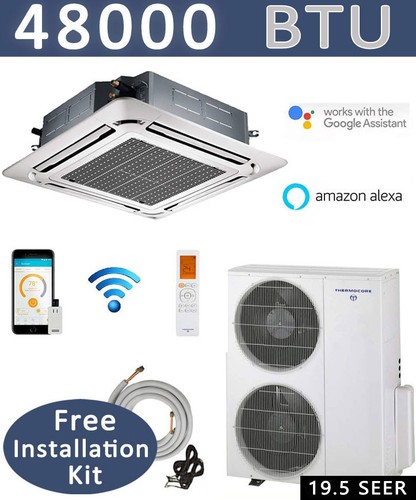 48000 btu ceiling cassette - 48000,