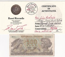 500 LIRE ARETUSA 20.06.1966