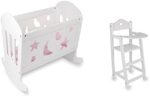 Set bambole bianco verniciato - set,