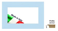Cornice Azzurra, in legno, per
